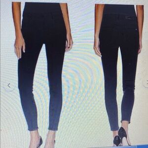Baldwin Karlie High Rise Cropped Black Jeans